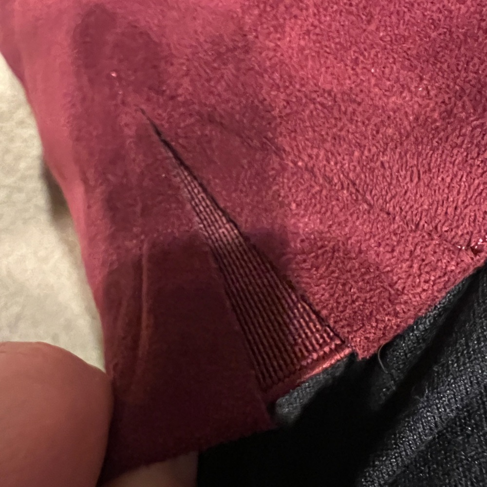 NWT Dressbarn Burgundy Heeled Boots - Picture 13 of 15